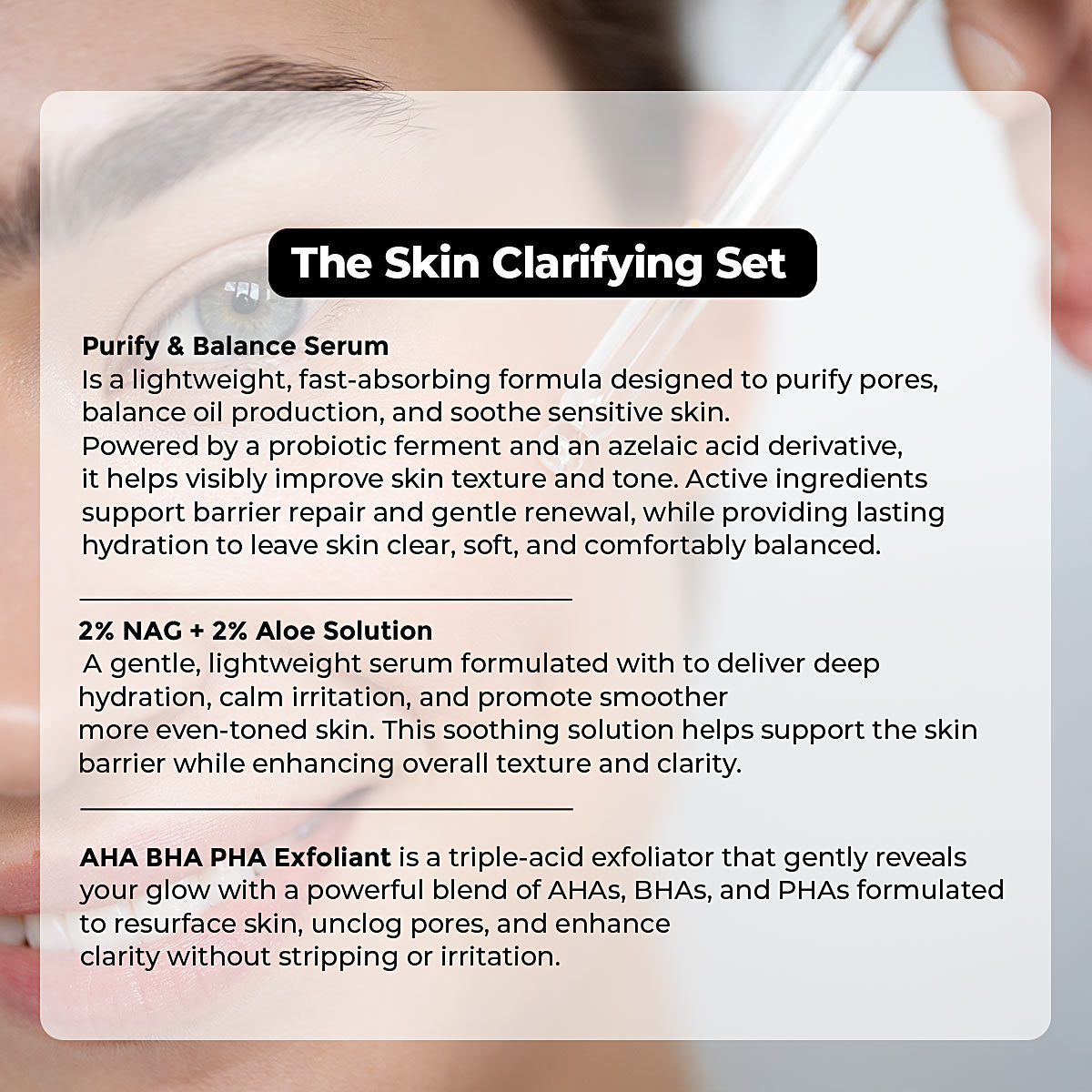 The Skin Clarifying Set - 3PC – Cosmo Advanced