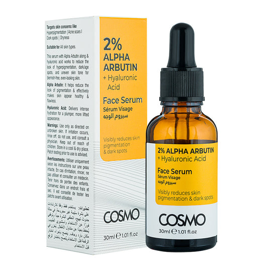 Alpha Arbutin 2% + Hyaluronic Acid Face Serum