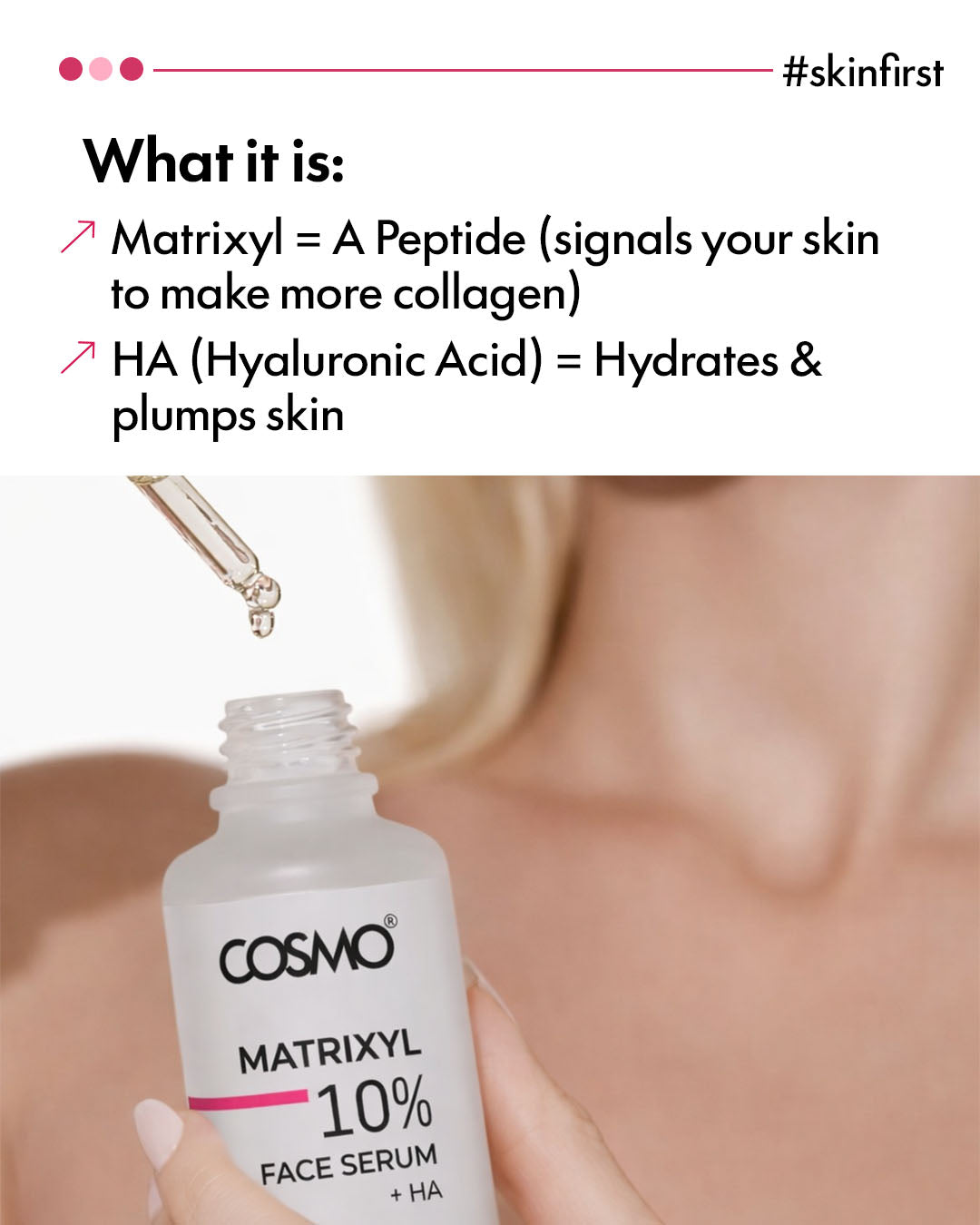 Matrixyl 10% + Ha Face Serum