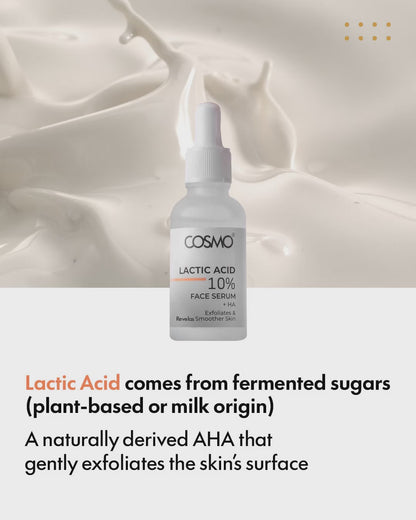 Lactic Acid 10% + Ha Face Serum