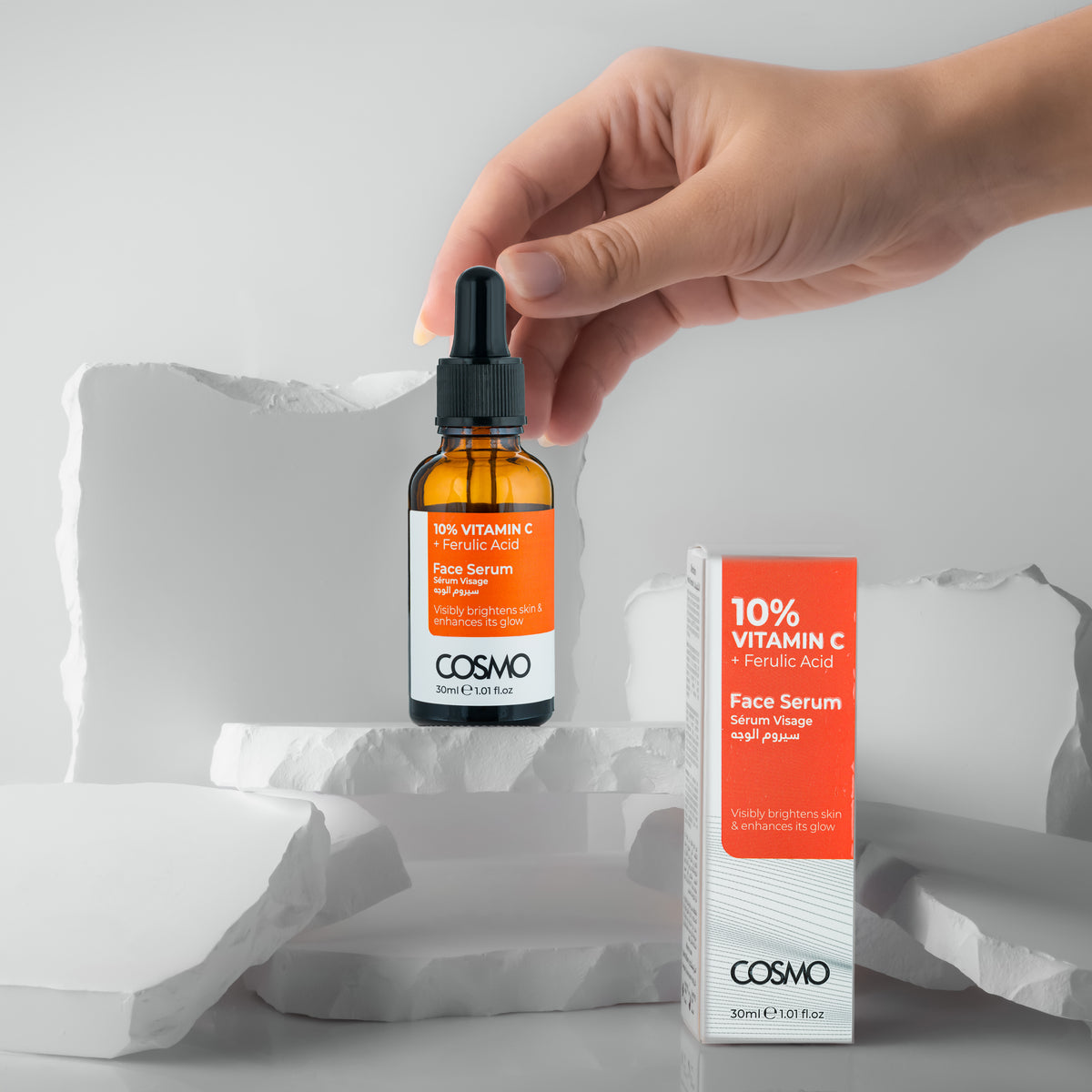Vitamin C 10% + Ferulic Acid Face Serum – Cosmo Advanced